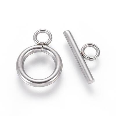 Non-Tarnish 304 Stainless Steel Toggle Clasps