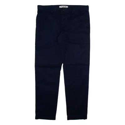 LACOSTE Mens Trousers Blue Slim Straight W36 L31
