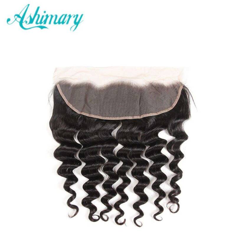13*4 Lace Frontal Loose Deep Wave Real Human Hair-AshimaryHair.com