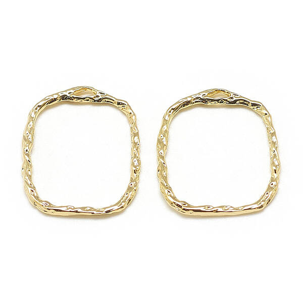 Brass Open Back Bezel Pendants