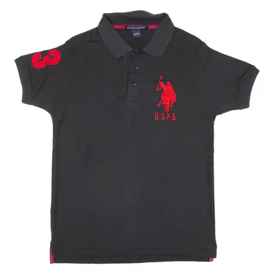 U.S. POLO ASSN Mens Polo Shirt Black S