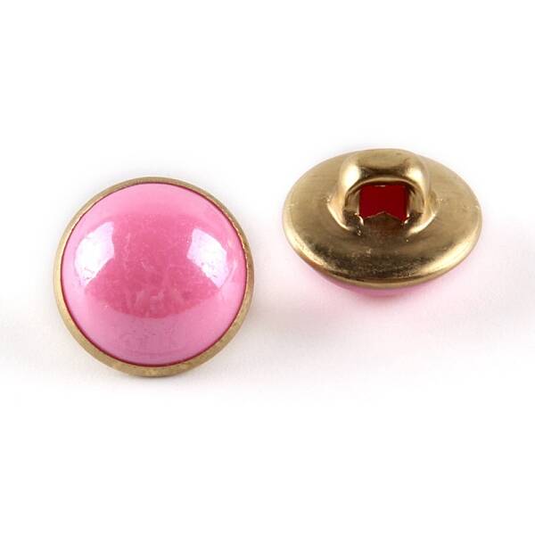 1-Hole Brass Resin Button
