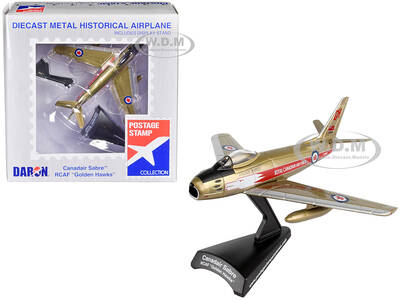 North American Canadair Sabre Fighter Aircraft Golden Hawks Royal Canadian Air Force 1/110 Diecast Model Airplane by Postage ...