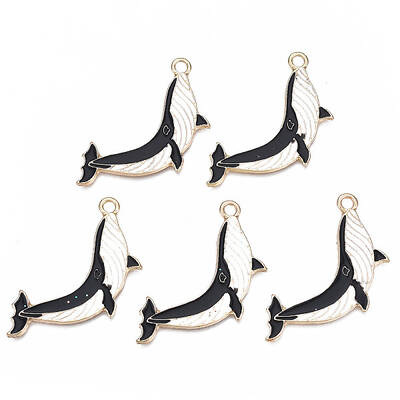 Rack Plating Alloy Enamel Pendants