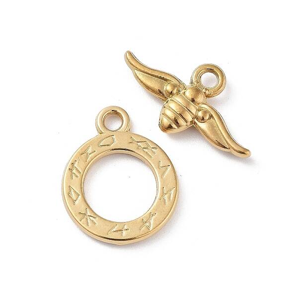 Ion Plating(IP) 304 Stainless Steel Toggle Clasps