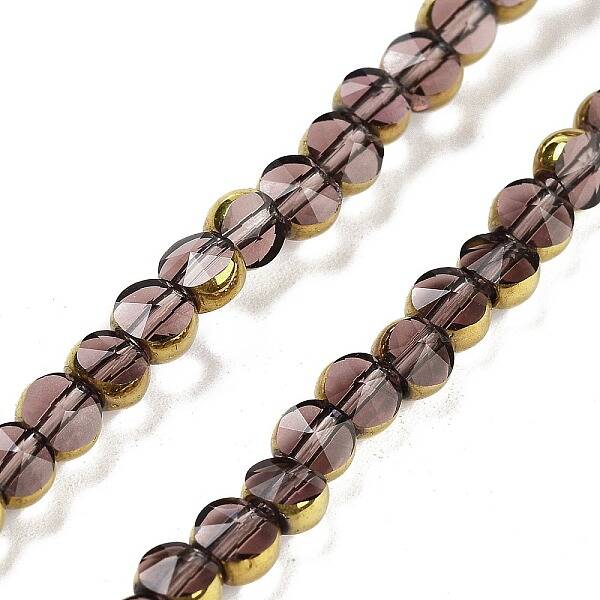 Electroplate Glass Beads Strands