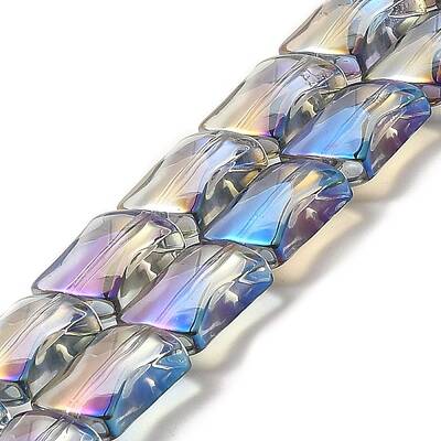 Electroplate Glass Beads Strands