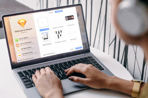 Designing using Sketch Application