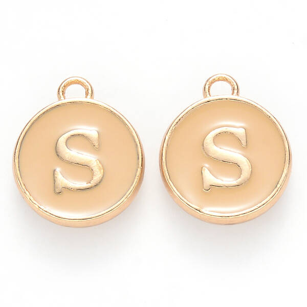 Golden Plated Alloy Enamel Charms