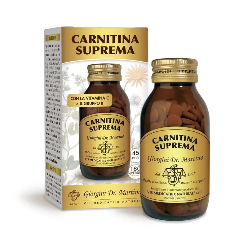 Dr Giorgini Carnitine Suprema 90 g - 180 tablets of 500 mg
