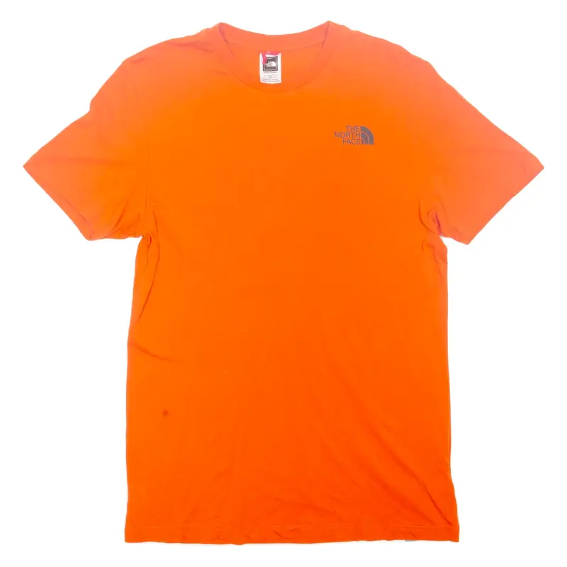 THE NORTH FACE Mens T-Shirt Orange S