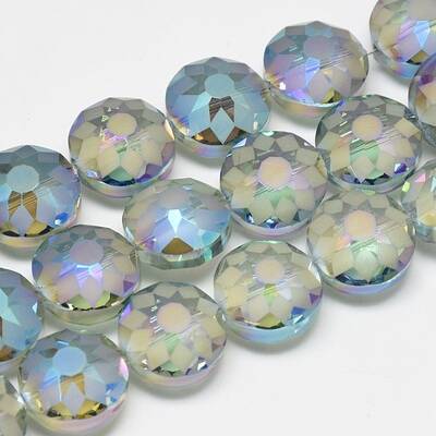 Electroplate Glass Beads Strands