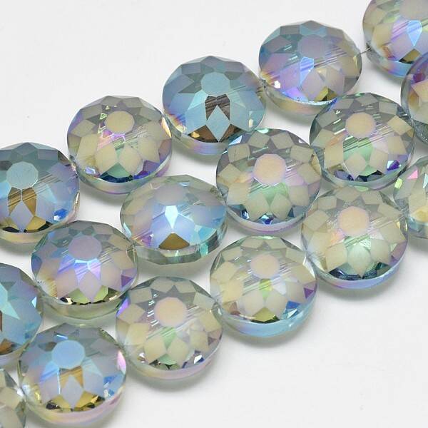 Electroplate Glass Beads Strands