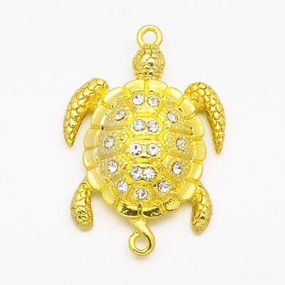 Alloy Rhinestones Magnetic Clasps with Loops
