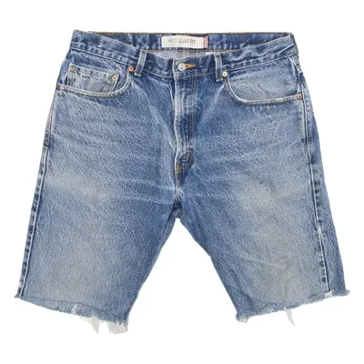 LEVI'S 505 Womens Jorts Shorts Blue L W34