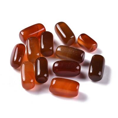 Natural Red Agate Beads
