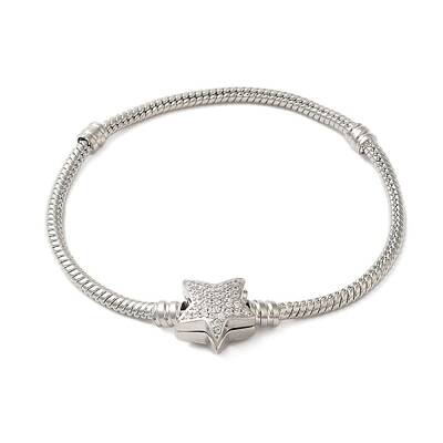 Rack Plating  Brass Micro Pave Cubic Zirconia Bracelets