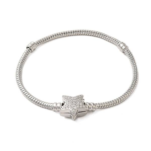Rack Plating  Brass Micro Pave Cubic Zirconia Bracelets