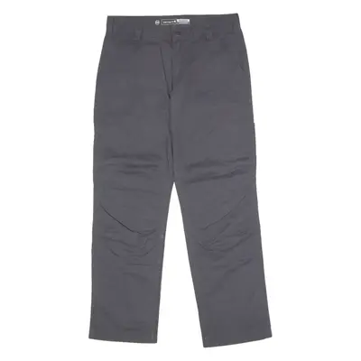 CARHARTT Double Knee Workwear Mens Canvas Trousers Grey Relaxed Straight W31 L30