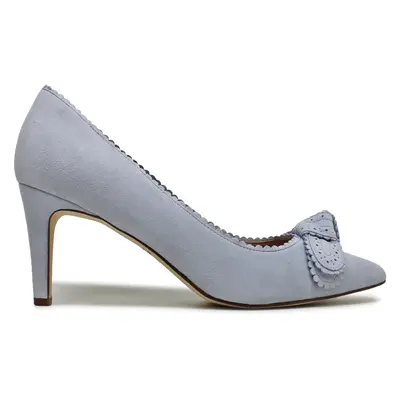 Cole Haan Bellport Bow Pump Suede Women's Slip On Shoes - Heather Blue - Size:US 8 Women