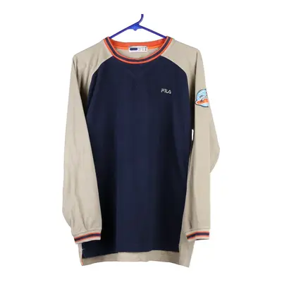 Age 14-16 Fila Fleece - XL Blue Polyester