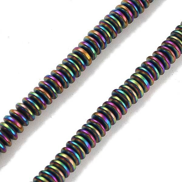 Electroplated Synthetic Non-magnetic Hematite Beads Strands