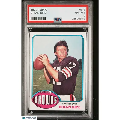 Brian Sipe PSA 1976 Topps Football #516 8 73501678