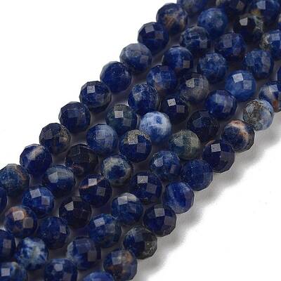 Natural Sodalite Beads Strands