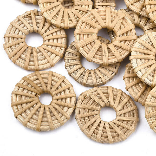 Handmade Reed Cane/Rattan Woven Linking Rings