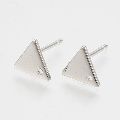 Brass Stud Earring Findings
