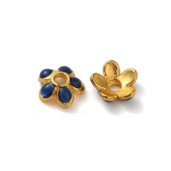 Alloy Enamel Beads Caps
