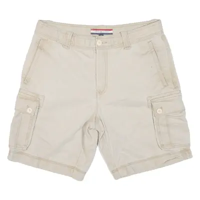 TOMMY HILFIGER Mens Cargo Shorts Beige M W33