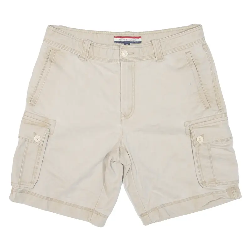 TOMMY HILFIGER Mens Cargo Shorts Beige M W33