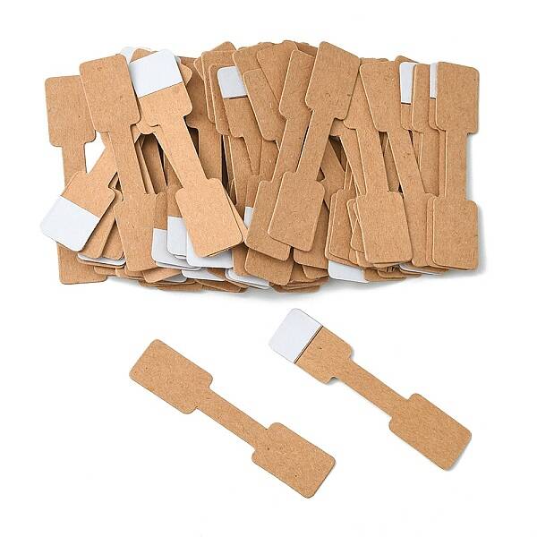 Paper Fold Over Blank Sticky Price Tags