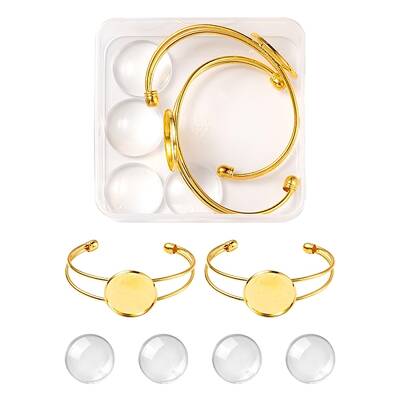 DIY Blank Dome Bangle Making Kit