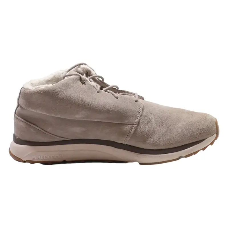 SALOMON Sneaker Trainers Grey Suede Mens UK 7.5