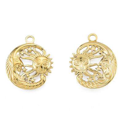 Ion Plating(IP) 201 Stainless Steel Pendants