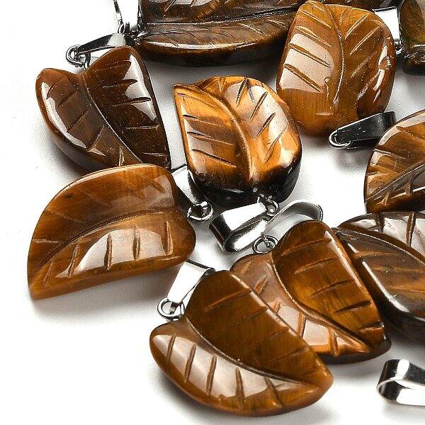 Natural Tiger Eye Pendants
