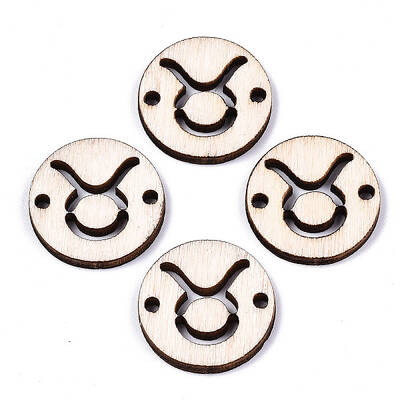 Unfinished Natural Poplar Wood Links Connectors