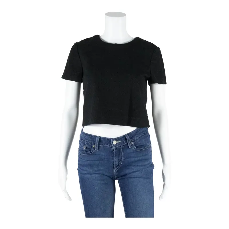 POLO RALPH LAUREN Top Black Short Sleeve Womens S