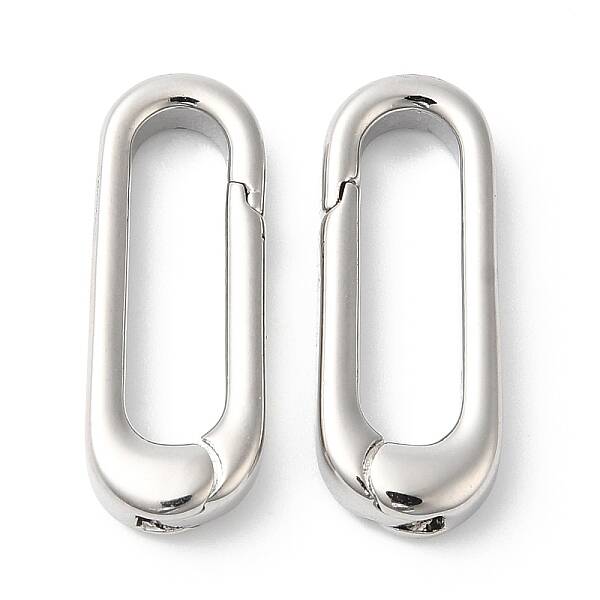 Brass Spring Gate Rings