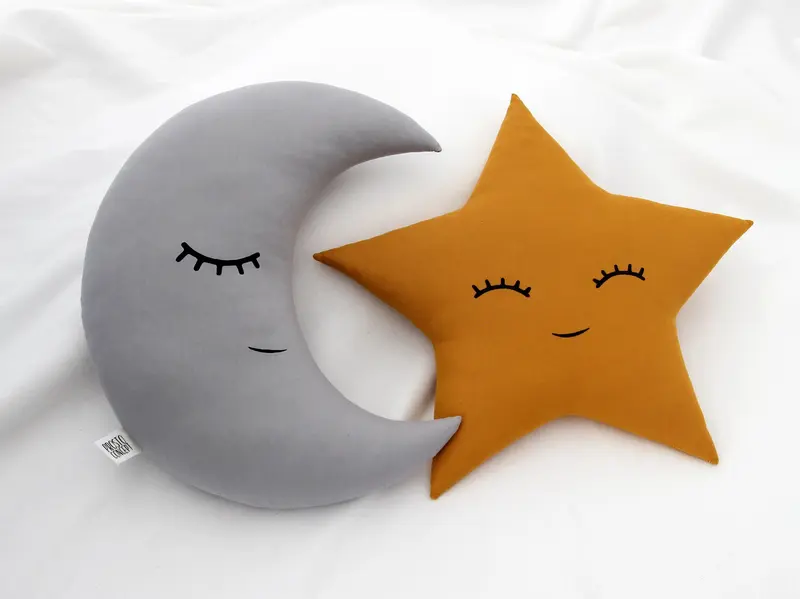Mustard Star Pillow