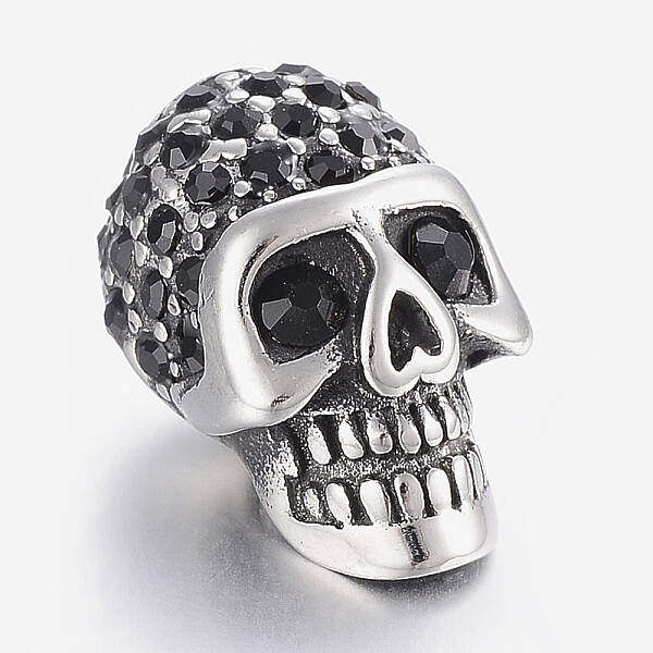 304 Stainless Steel Rhinestone Beads