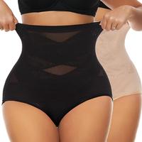 Women's High Waist Mesh Breathable Tummy Control Shapewear Panty, High Stretch Waist Trainer Butt Lifting Underwear, Ladies S...