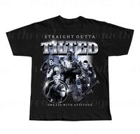 Straight Outta Tilted NWA Shirt, Funny shirt, Bootleg rap tee shirt, Oldschool rap tee, Vintage graphic tee, Meme shirt, Funn...