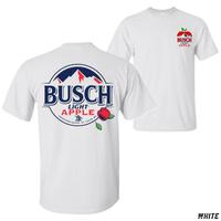 Busch Light Apple T-Shirt, Vintage Mountain & Fruit Graphic Tee, Soft Cotton Shirt for Beer Lovers, Refreshing Fall-Inspired ...