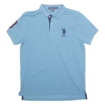 U.S. POLO ASSN SLIM Mens Polo Shirt Blue L