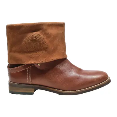 GAASTRA Ankle Boots Brown Leather Womens UK 6