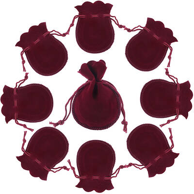 20Pcs Gourd Velvet Drawstring Bags