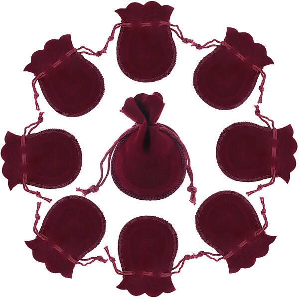 20Pcs Gourd Velvet Drawstring Bags